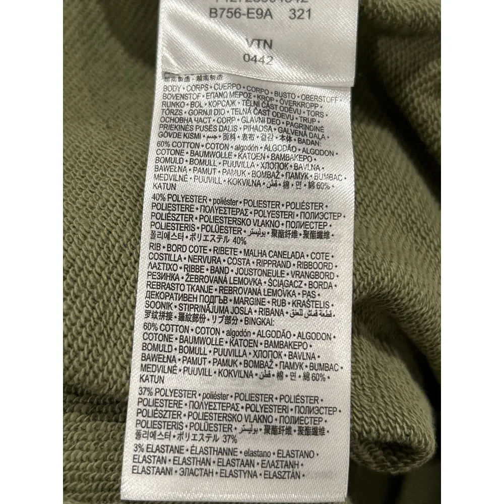 Converse Boys  Camo and Orange‎ Hooded Sweatshirt Size M
